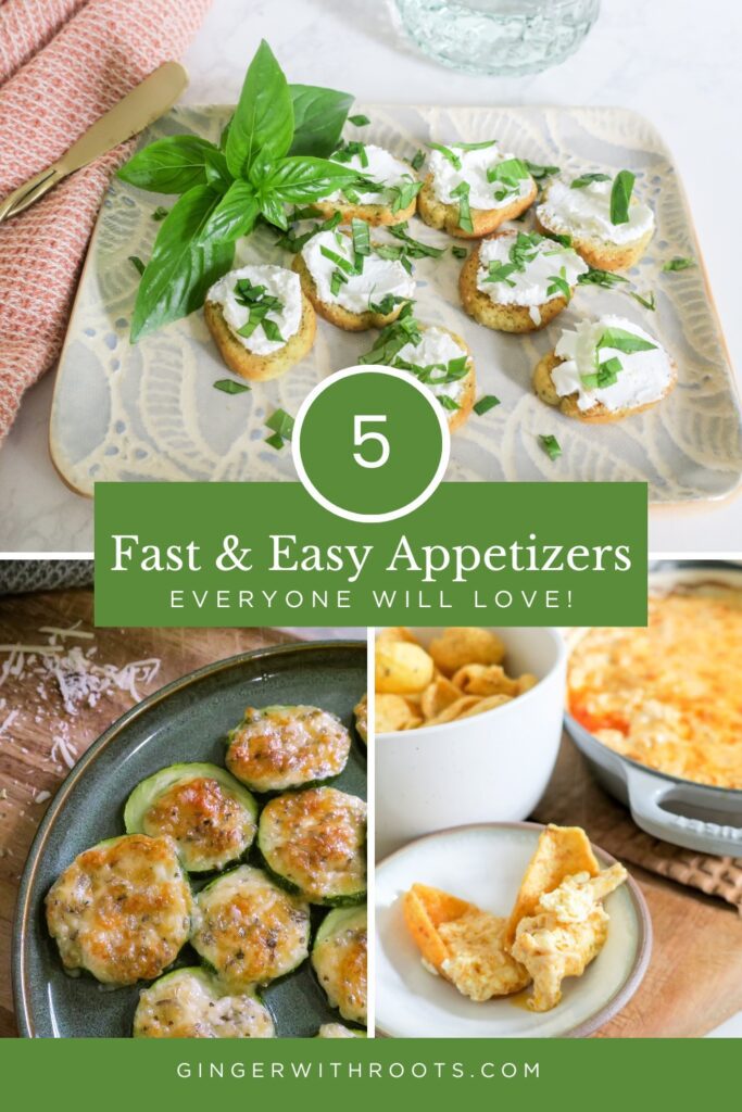 5 fast and easy appetizers pin- 4
