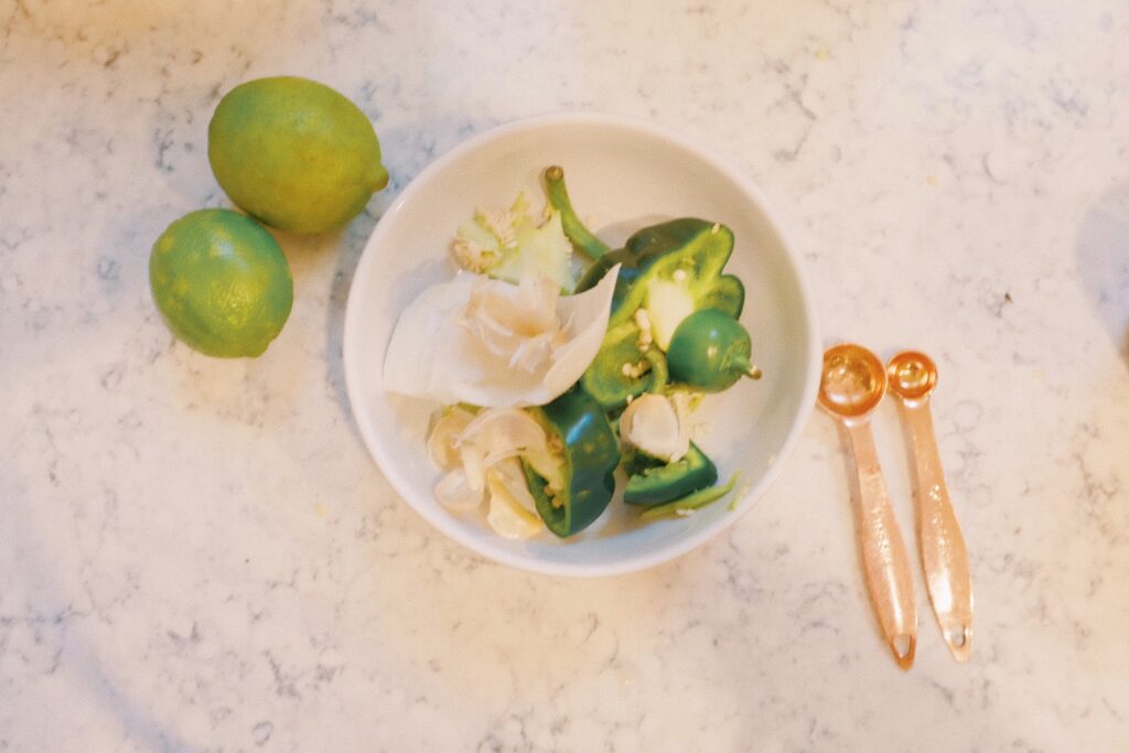 Creamy chicken poblano soup ingredients