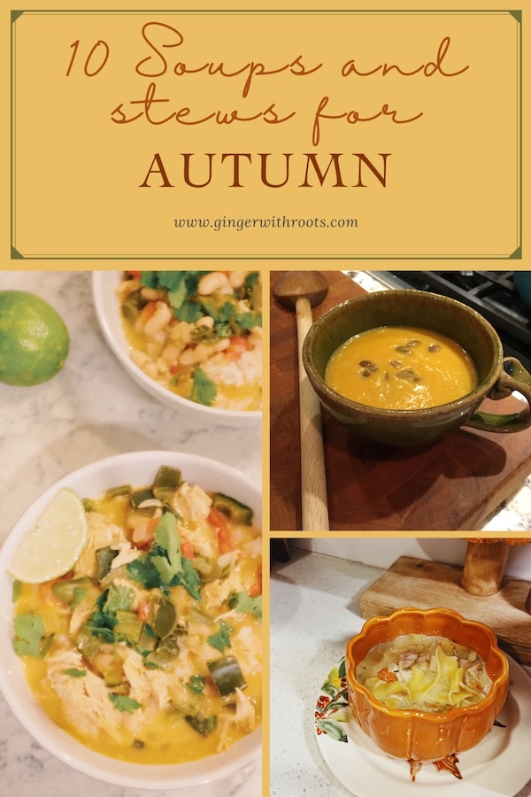 soup recipes for fall pin