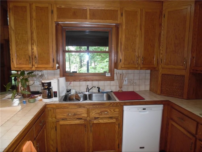 kitchen window before