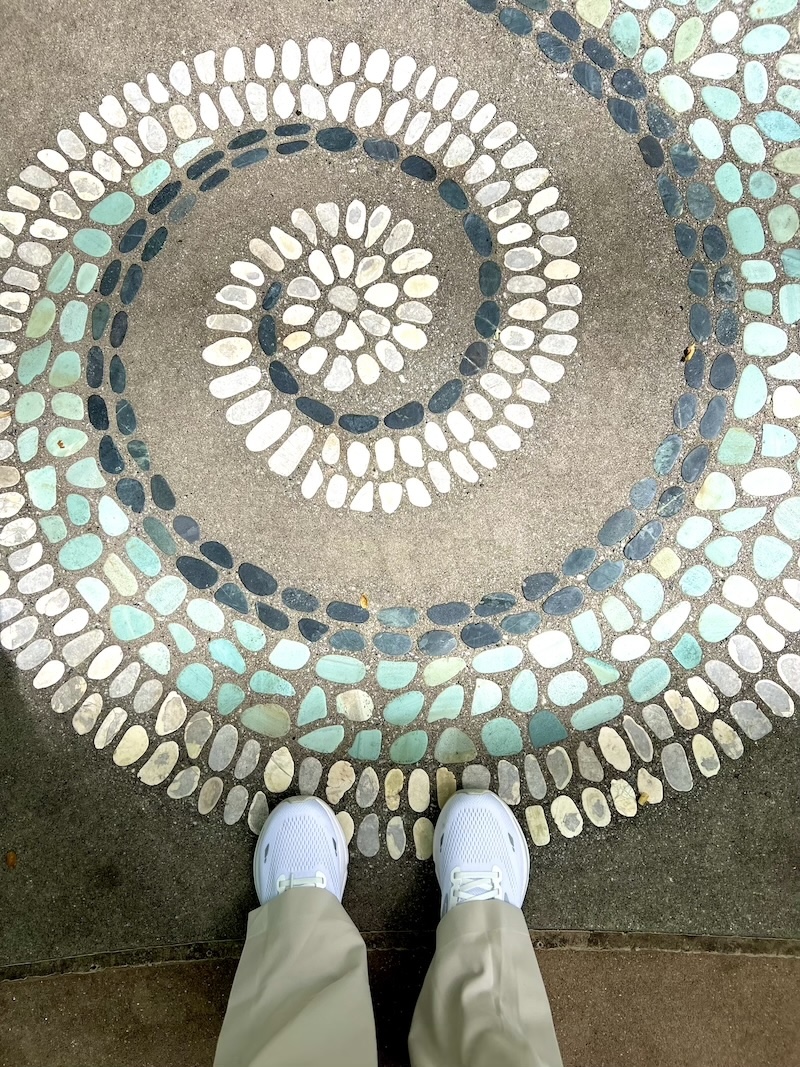 pebble mosaic