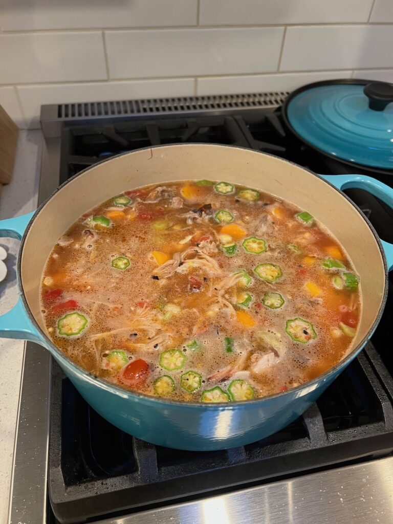 easy Brunswick stew cooking