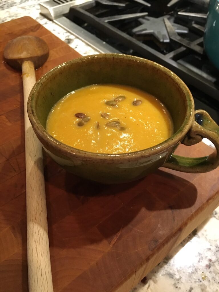 butternut squash soup for fall