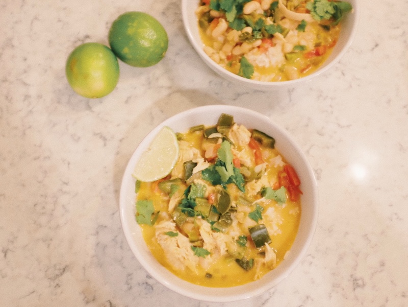 chicken poblano soup