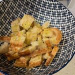 homemade sourdough croutons