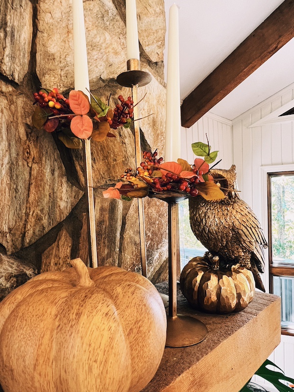 fall decor owl
