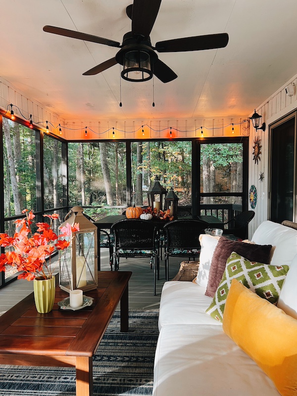 fall porch