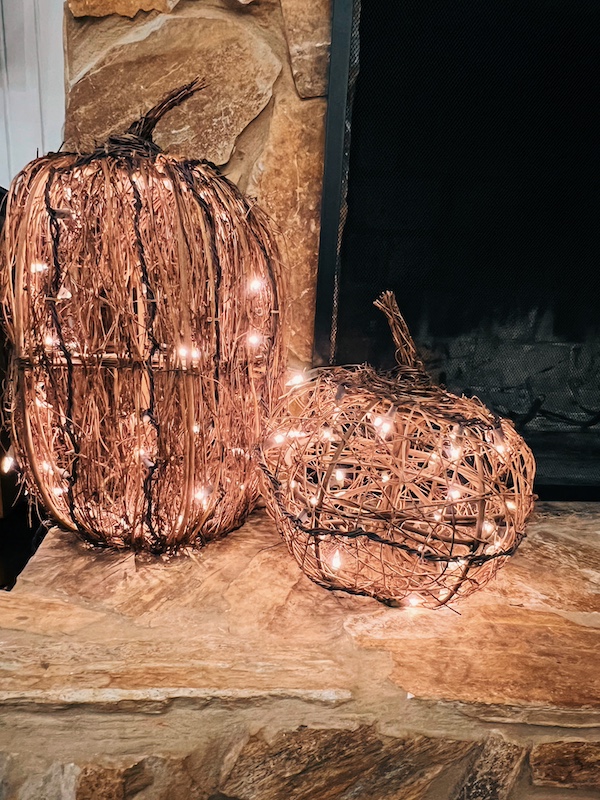 prelit pumpkins
