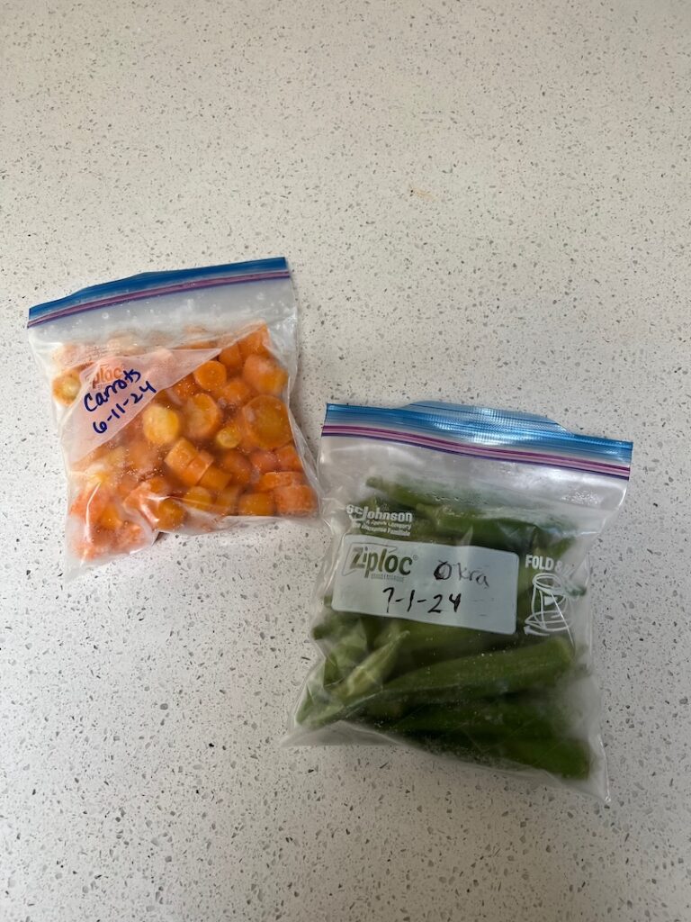 frozen vegetables