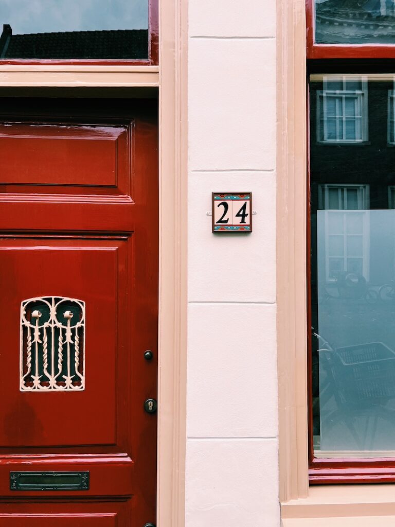 house numbers ceramic