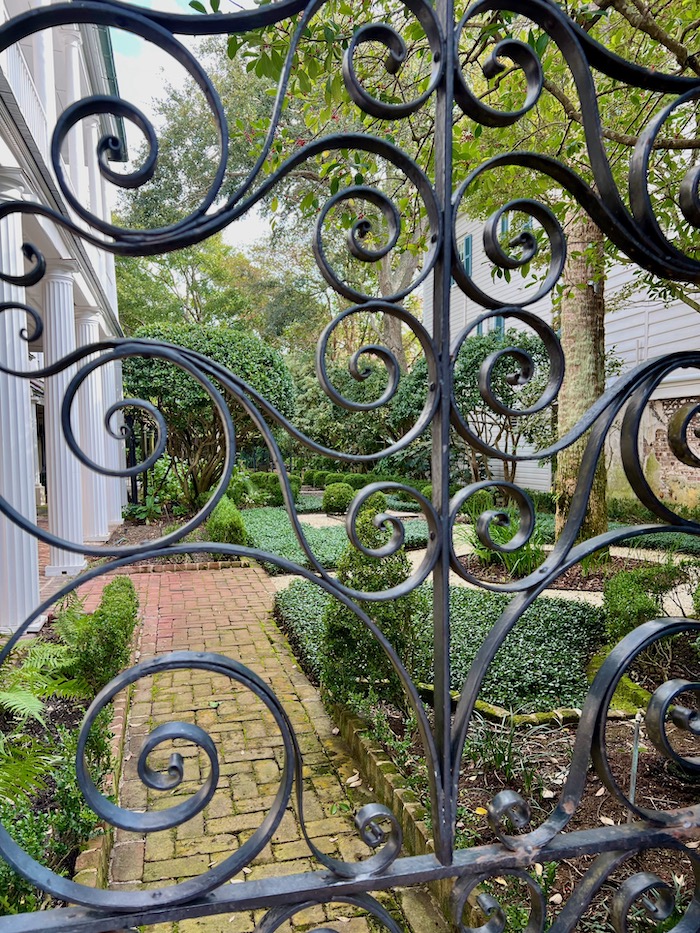 wrought iron gate Charleston
