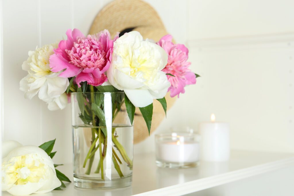 peony vase