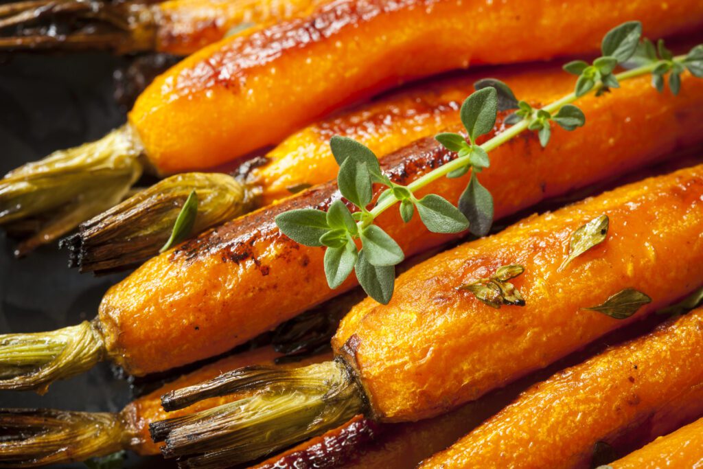 roasted baby carrots