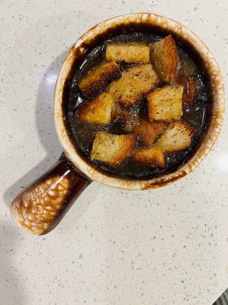 soup croutons