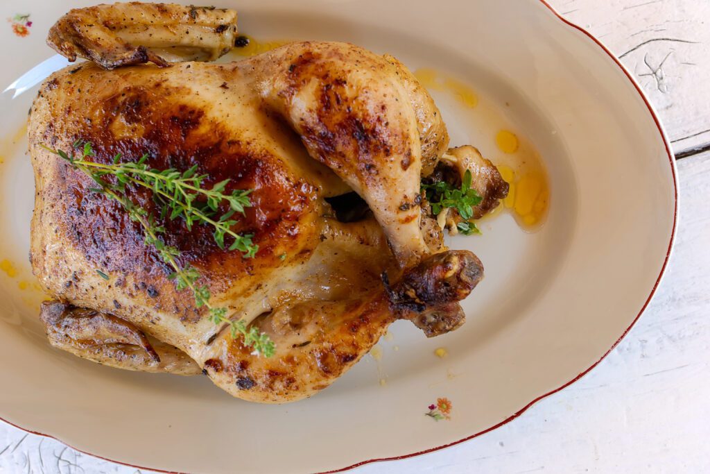 fresh thyme herb chicken