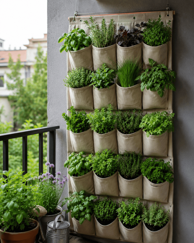 balcony garden fabric shoe organizer