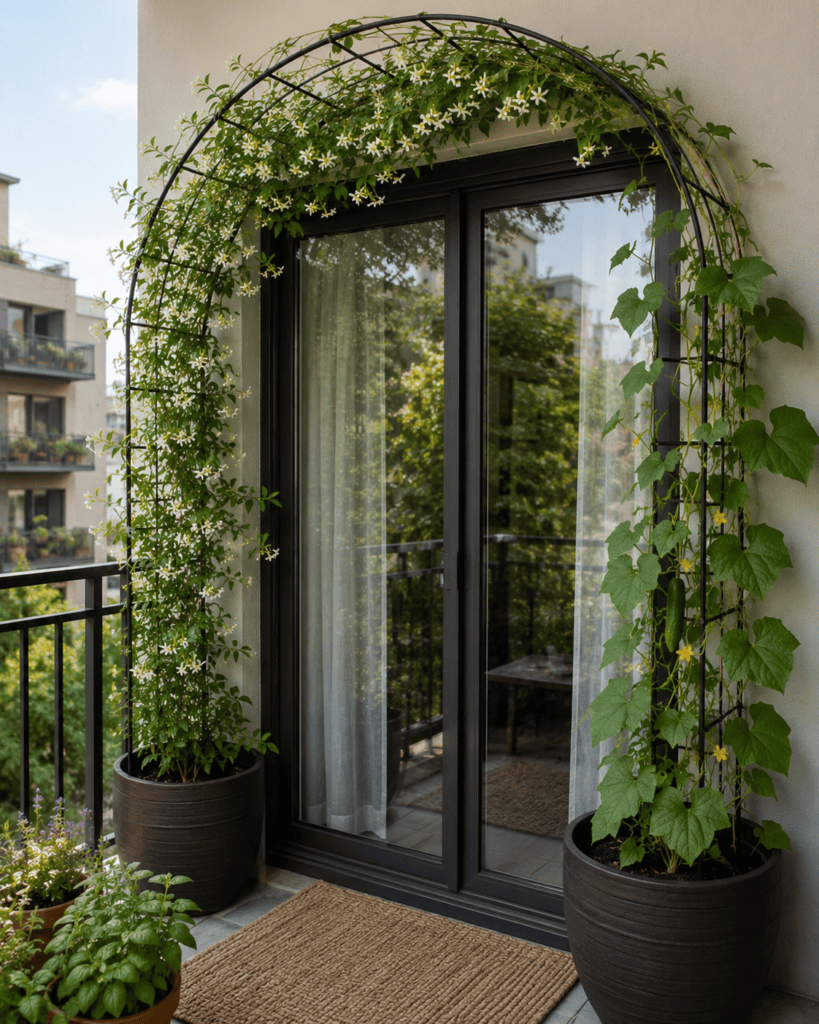 balcony garden arbor