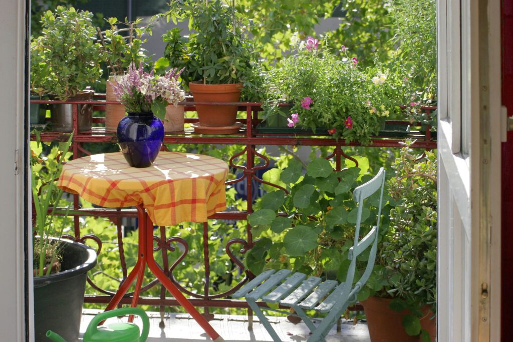 small balcony garden