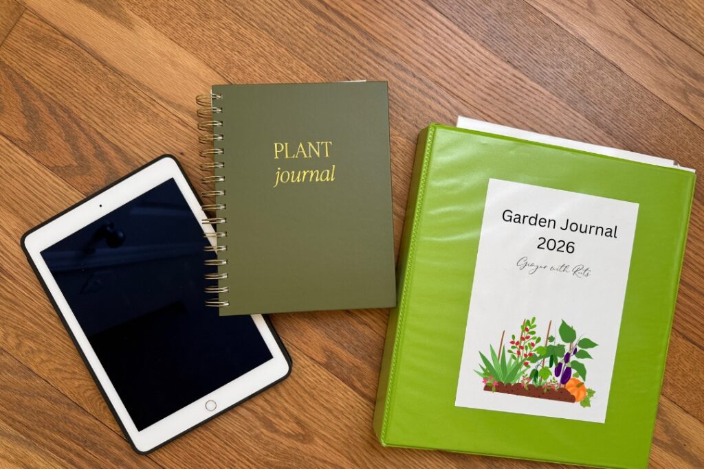 simple garden journal ideas