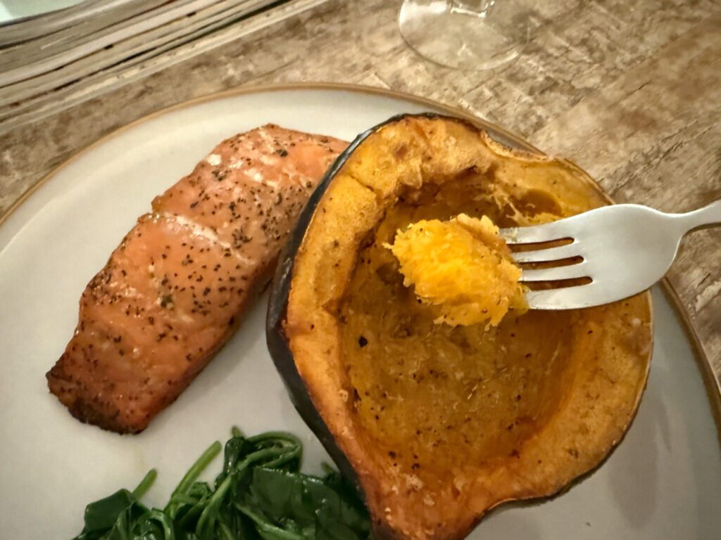 classic oven roasted acorn squash