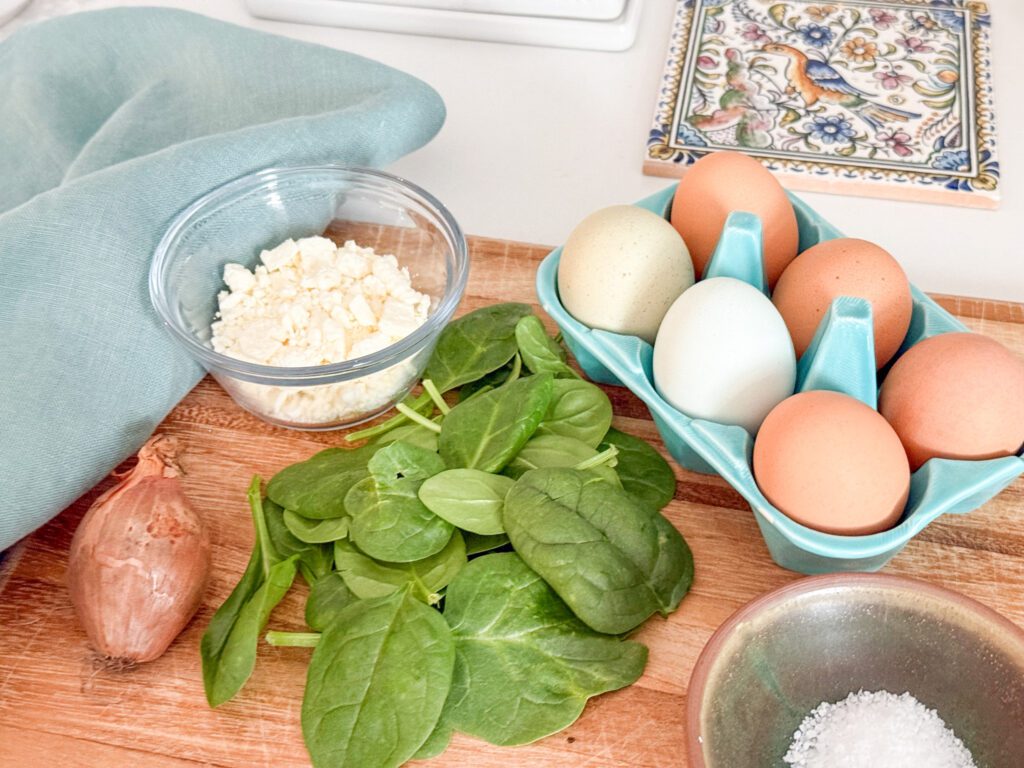 Spinach and Feta Omelette