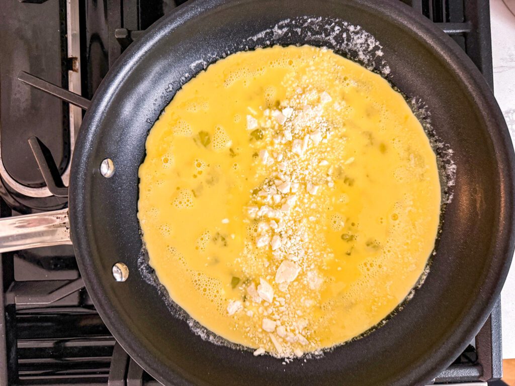 feta in omelette
