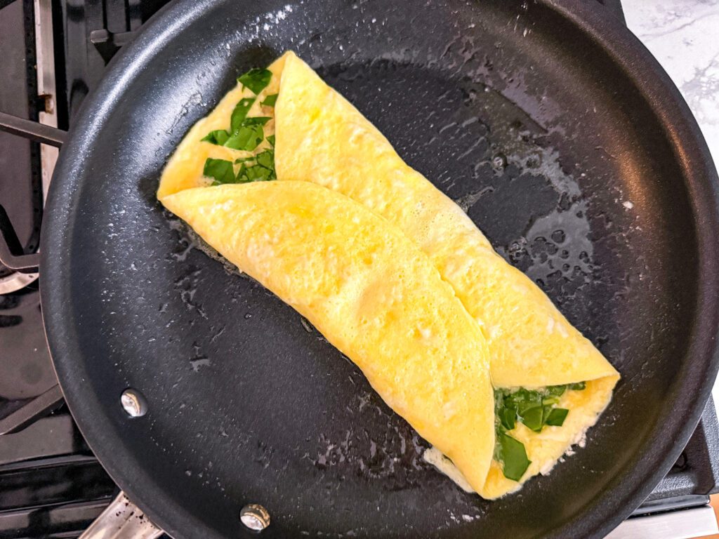Spinach Feta Omelette