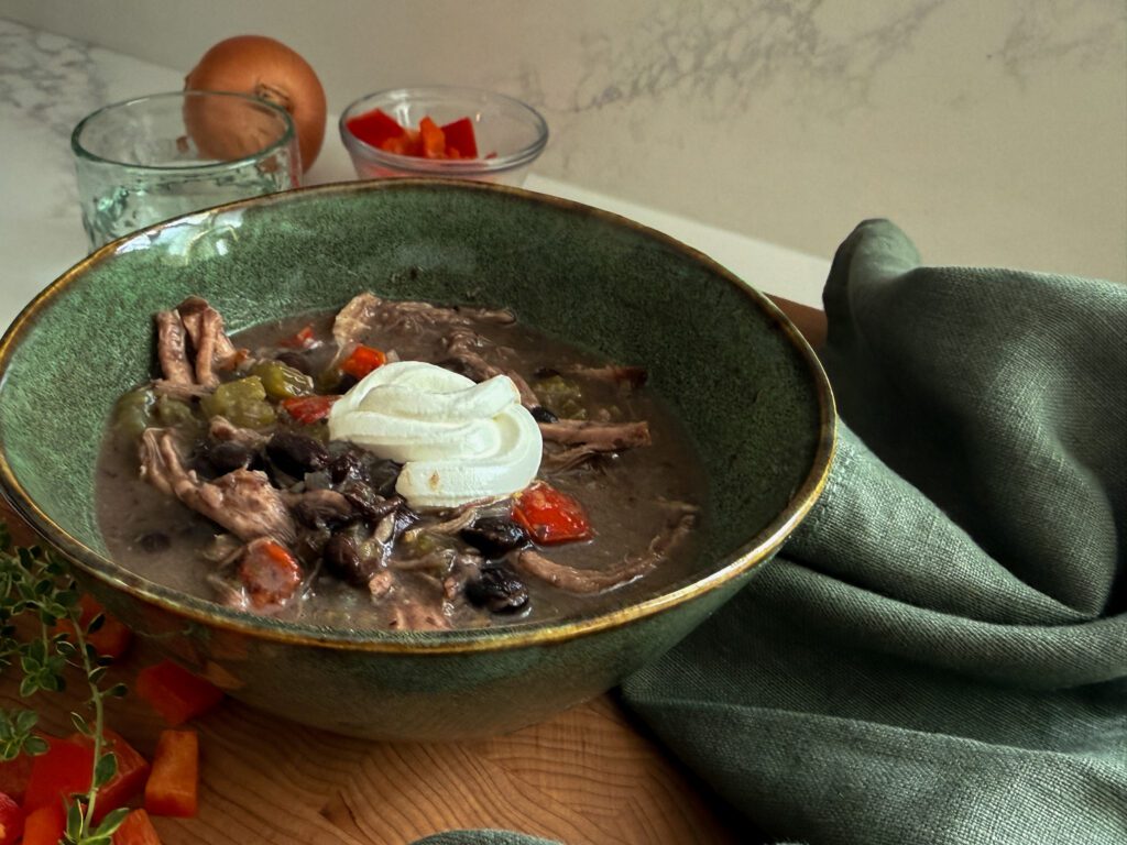 ham and black bean soup