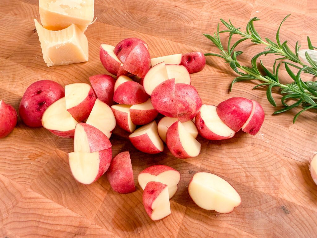 roasted baby red potatoes