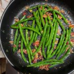 green beans with bacon and balsamic