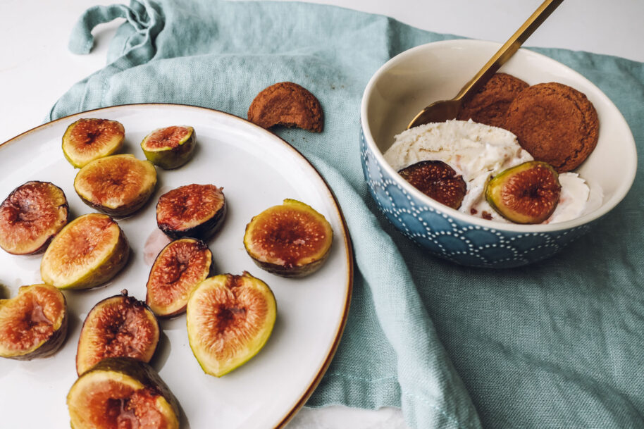 air fryer figs with honey