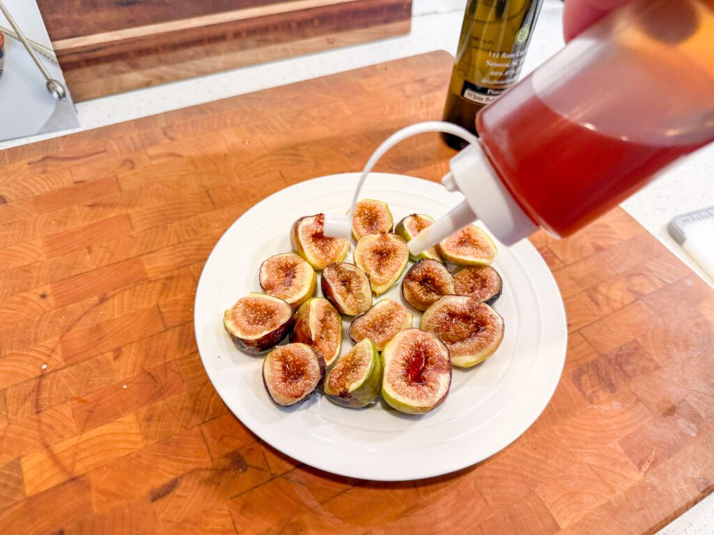 air fryer figs with honey