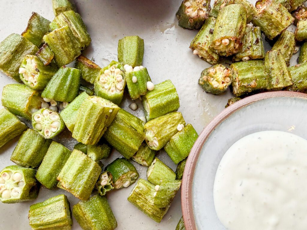 roasted okra