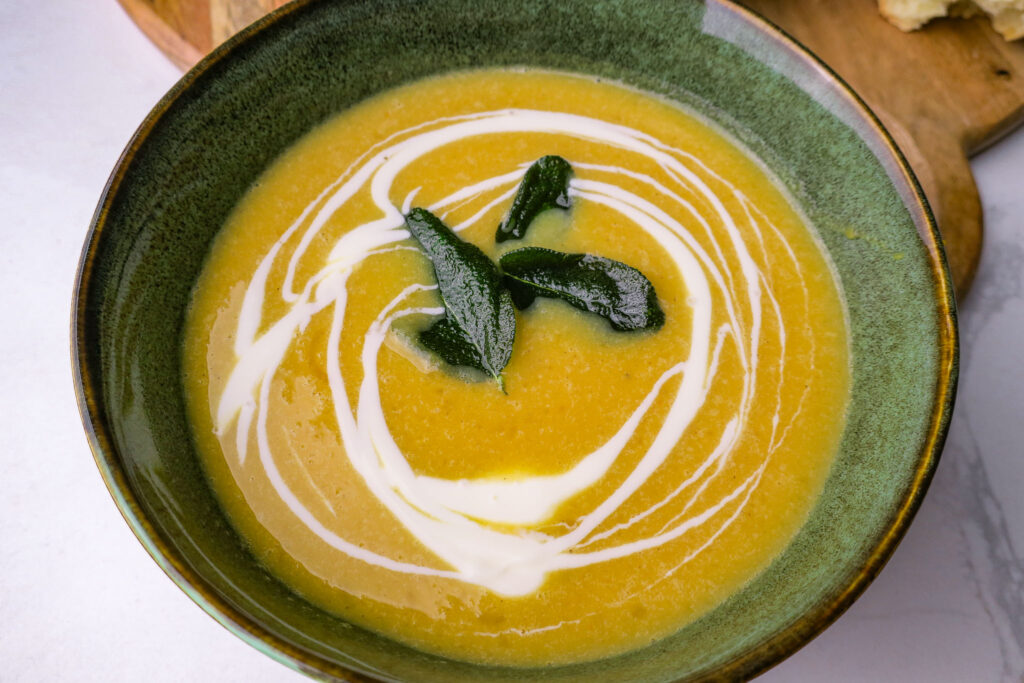 how to make vegetable soup swirl